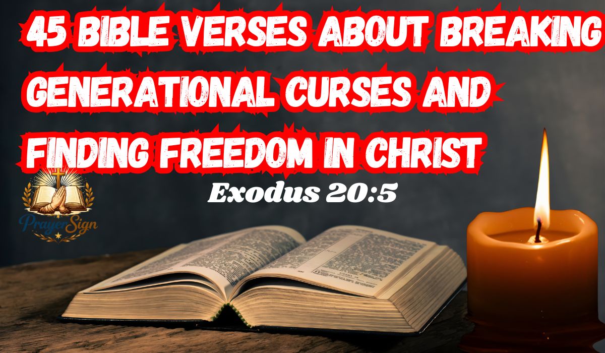45 Bible Verses About Breaking Generational Curses and Finding Freedom in Christ