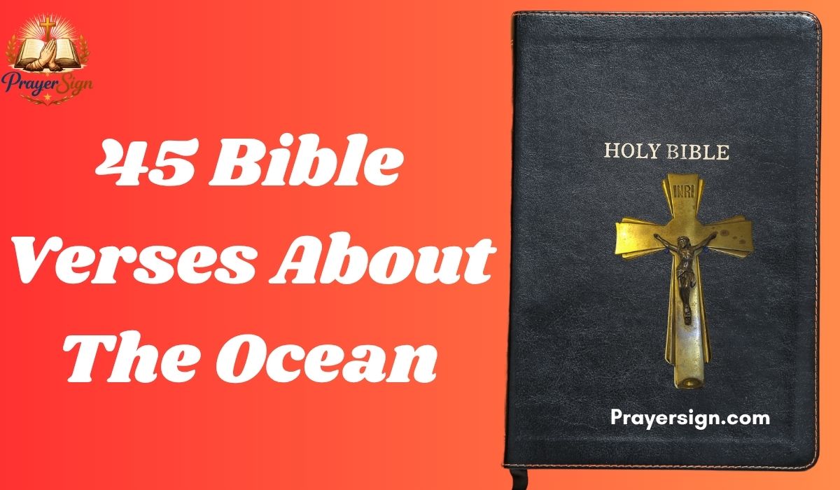 45 Bible Verses About The Ocean