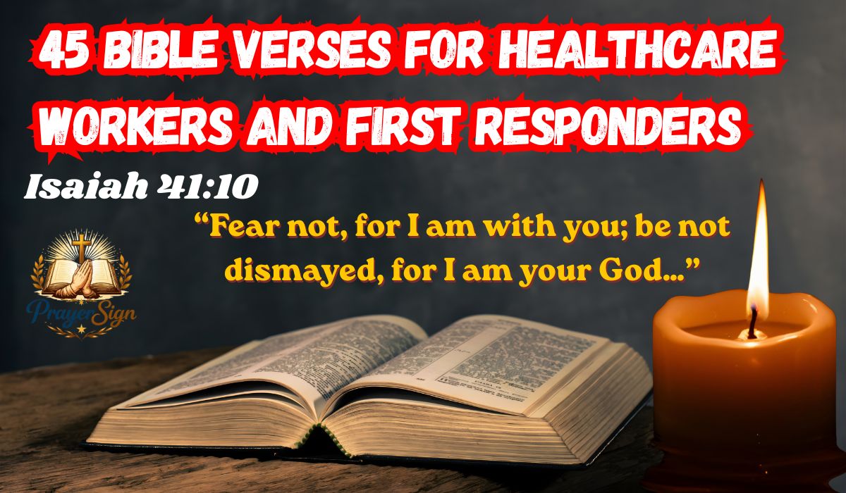 45 Bible Verses for Healthcare Workers and First Responders