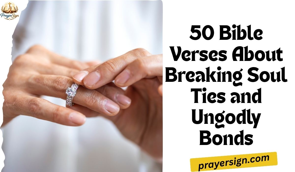50 Bible Verses About Breaking Soul Ties and Ungodly Bonds