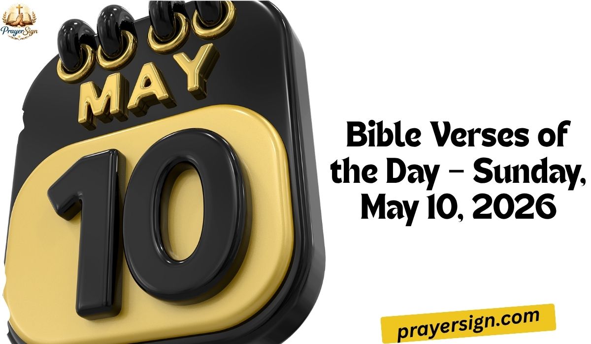 Bible Verses of the Day – Sunday, May 10, 2026