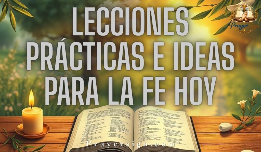 Lecciones prácticas e ideas para la fe hoy