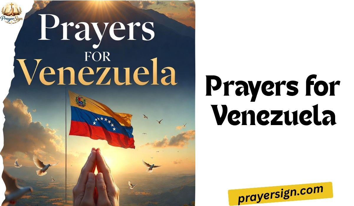 Powerful prayers for Venezuela peace hope healing