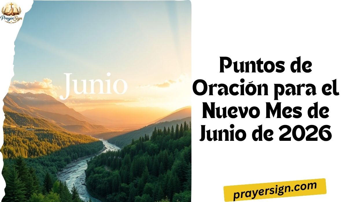 Puntos de Oración para el Nuevo Mes de Junio de 2026: Poderosas Oraciones, Declaraciones y Versículos Bíblicos para un Avance Divino