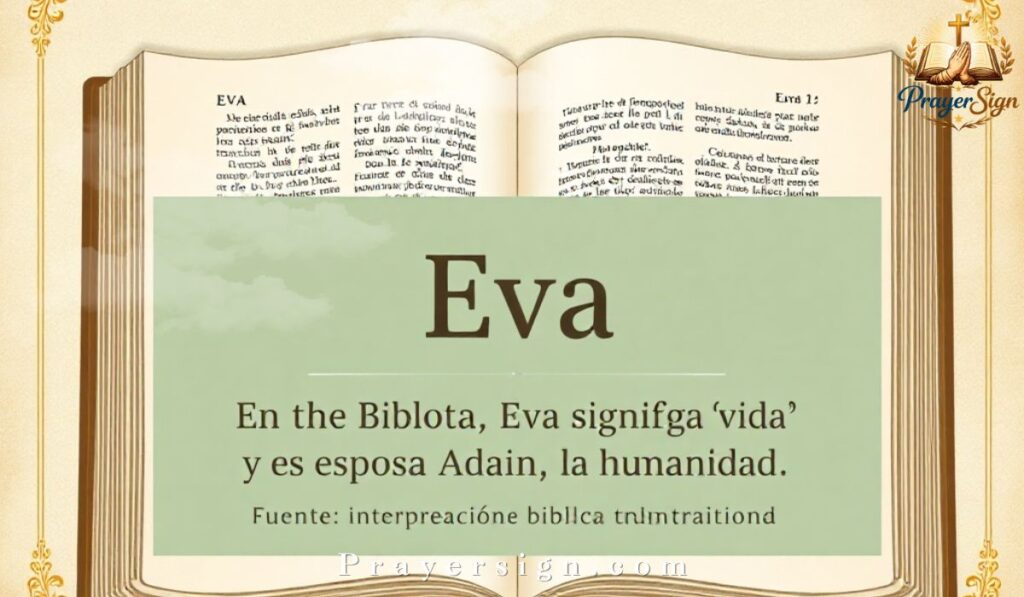 Significado del nombre Eva en la Biblia