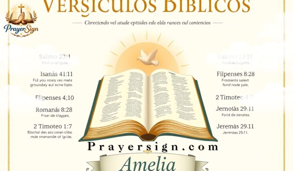 Versículos Bíblicos Conectados con el Significado de Amelia
