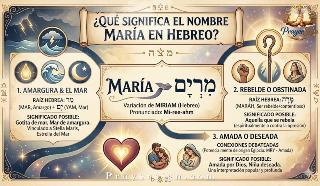 ¿Qué Significa el Nombre María en Hebreo?