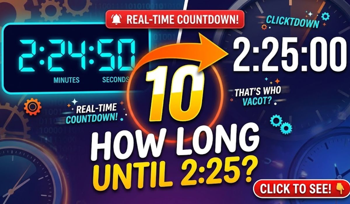 How Long Until 2:25? Calculate the Time Until 2:25 AM or PM